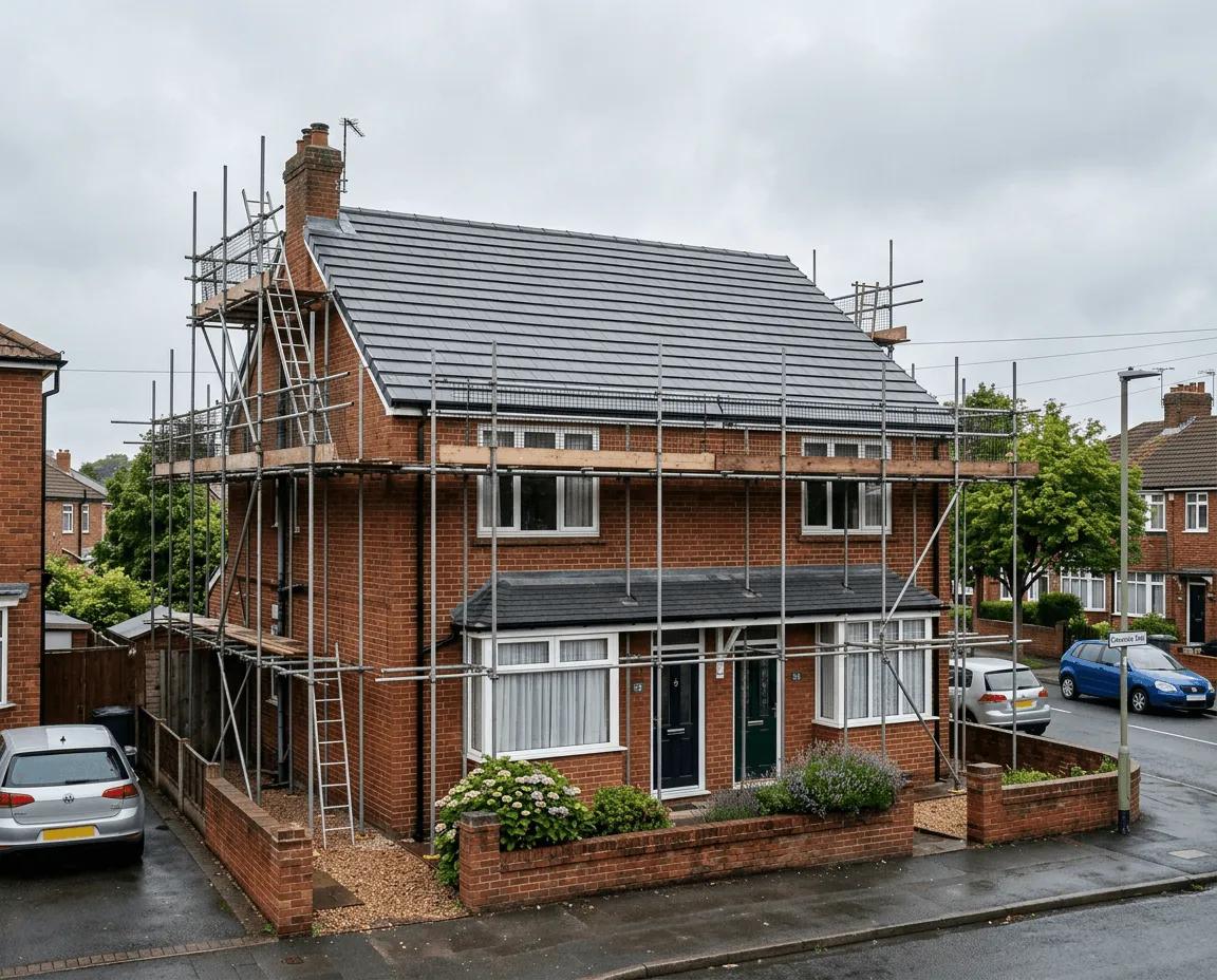 Roofing project by All Seasons Roof Care & Repair